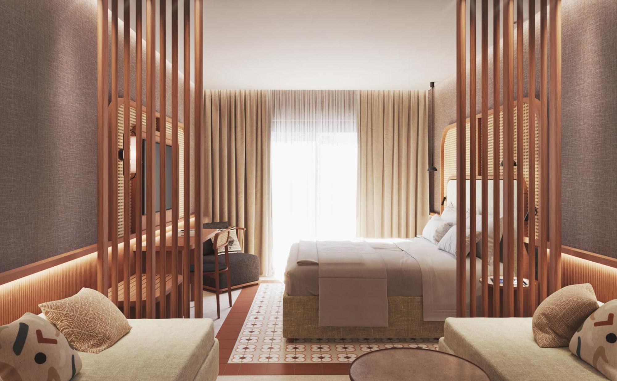 Sentido Apollo Palace 메손기 외부 사진 A room at the hotel