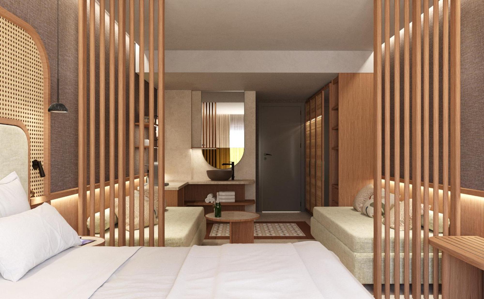 Sentido Apollo Palace 메손기 외부 사진 A room at the hotel