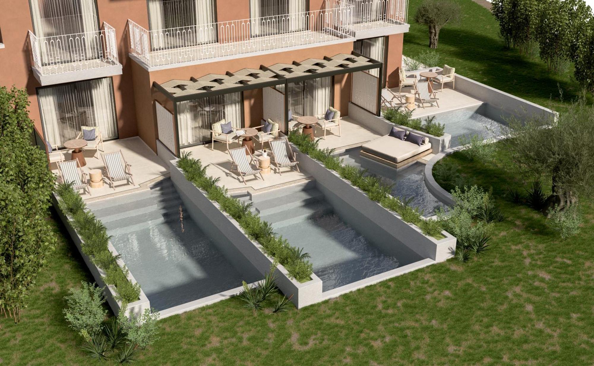 Sentido Apollo Palace 메손기 외부 사진 3D rendering of a hotel